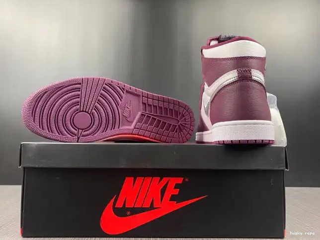 Cheap Husky Bordeaux 1 Air Jordan 555088-611 High OG 0512